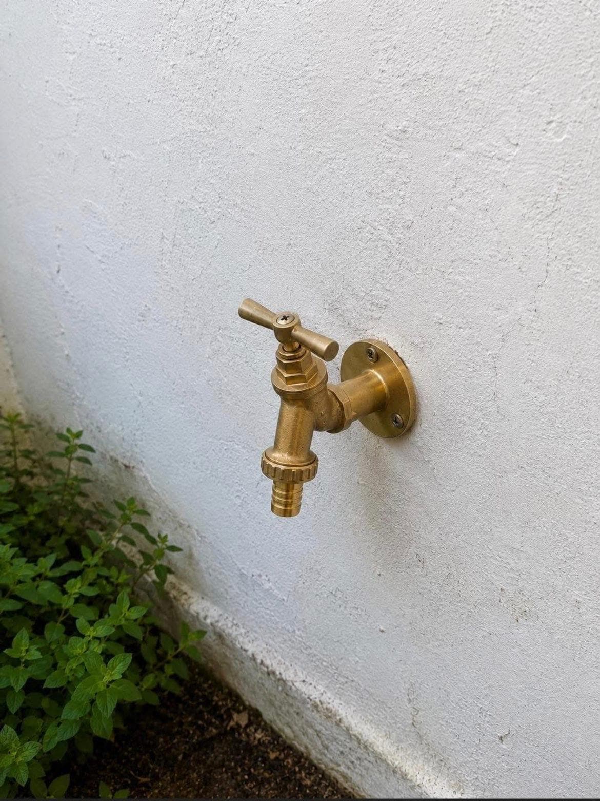 Outside tap installation